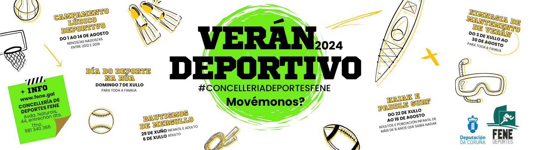 Programación actividades deportivas de verán