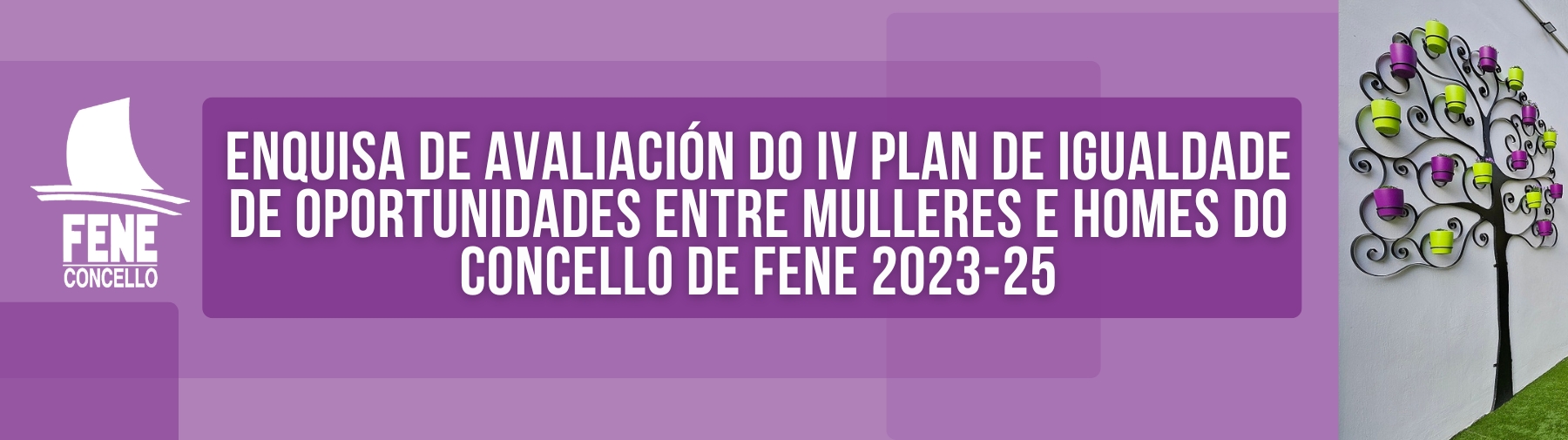 Enquisa de avaliaci�n do IV Plan de Igualdade de Oportunidades entre Mulleres e Homes 2023-25