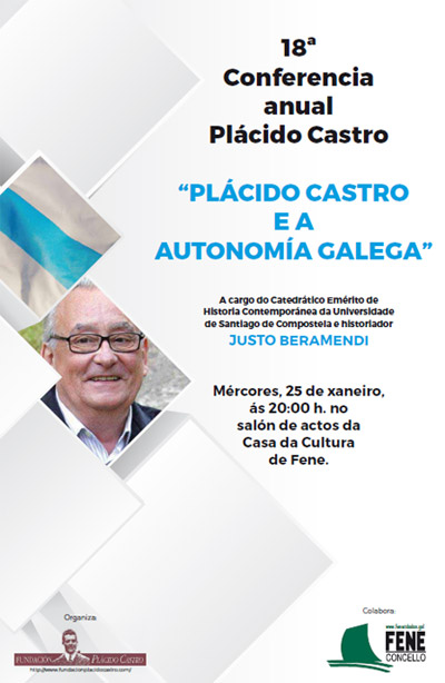 Cartel Conferencia Anual Plácido Castro