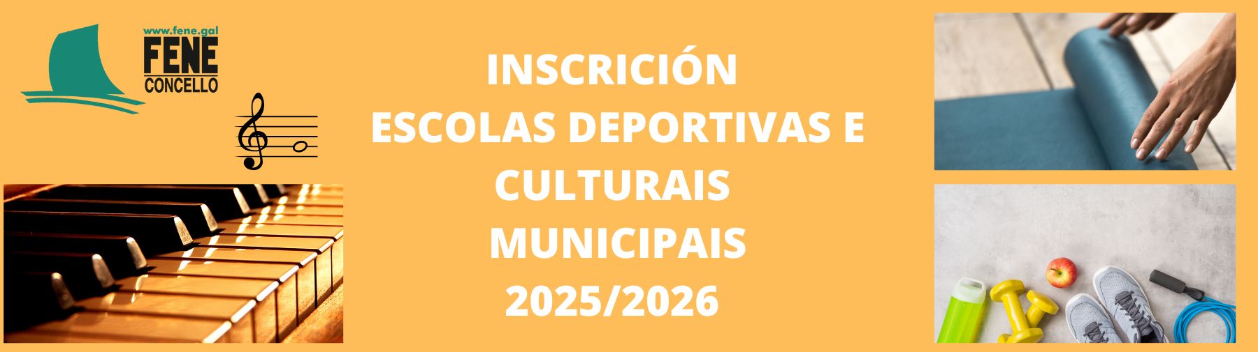 Inscrici�n escolas deportivas e culturais 25-26