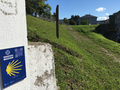 O Camiño Inglés ao seu paso por Fene