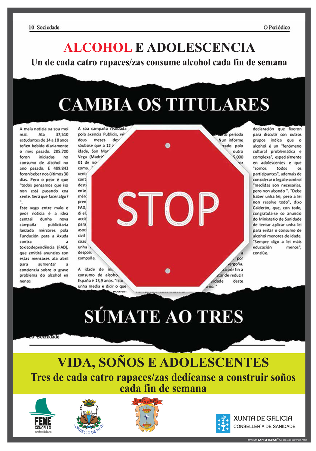 Mocidade Activa - Campaña alcohol e adolescencia
