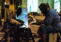 As actividades industriais ocupan a case un terzo da poboación activa do concello